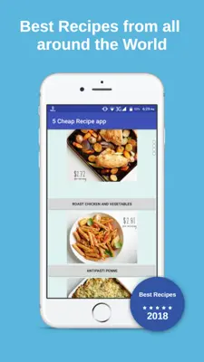 Best Cheap Recipes android App screenshot 0