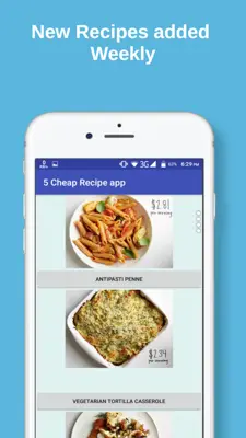 Best Cheap Recipes android App screenshot 1