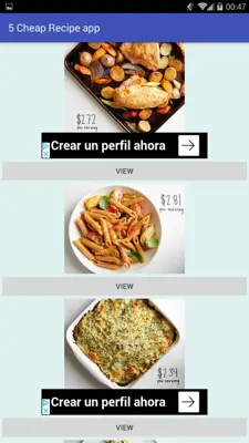 Best Cheap Recipes android App screenshot 2