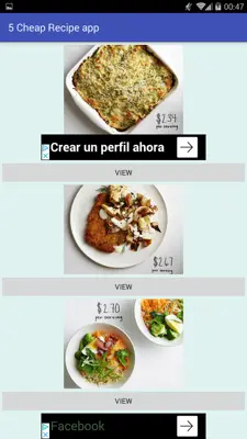 Best Cheap Recipes android App screenshot 3